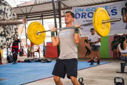Deporte. Decenas de ciudadanos participaron del evento deportivo.