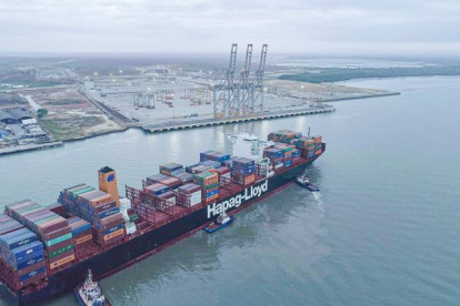 Comercio.- El puerto de DP World en Posorja.