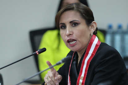 Lima. Patricia Benavides, fiscal general, responde al Congreso.