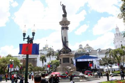 La plaza de la Independencia ha sido el escenario de importantes acontecimientos que se dieron en estos 489 años