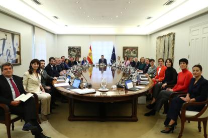 Primer Consejo de Ministros del Gobierno de España de la XV Legislatura del pasado 22 de noviembre.
