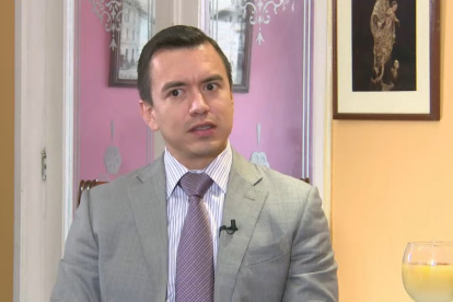 Presidente. Daniel Noboa dijo que exhibirá públicamente a los fiscales o jueces que sueltena los líderes de las bandas.