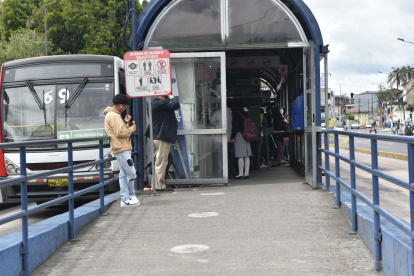 Tarifa. El valor regular del servicio en Trole y Ecovía es de 35 centavos.