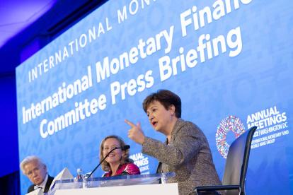 La directora del FMI, Kristalina Georgieva, habló sobre las proyecciones económicas 2024.