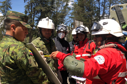Organismos de primera respuesta en Cotopaxi se preparan ante posibles desastres naturales.