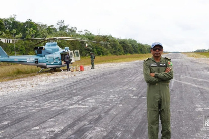 Hallan el helicóptero que partió de la Base Ayanganna, a las 09:23 hora local (14.23 GMT) del miércoles 6 de diciembre de 2023, con tres miembros de la tripulación y cuatro pasajeros.