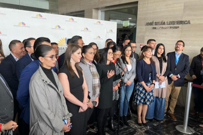 El correísmo se mostró satisfecho por esta primera decisión de continuar el trámite de juicio político.