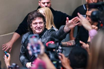 Buenos Aires. El presidente electo, Javier Milei, en una reciente aparición pública, previa a su posesión.