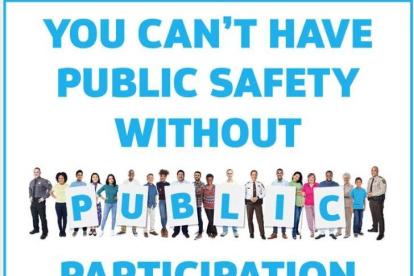 Acción.- Se requiere de la participación pública para tener más seguridad.