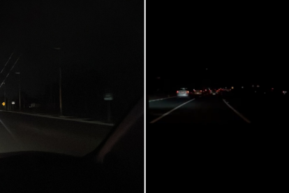 Varios sectores estuvieron sin energía eléctrica.