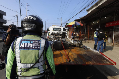 Se reportó un trágico accidente de tránsito en el norte de Guayaquil.