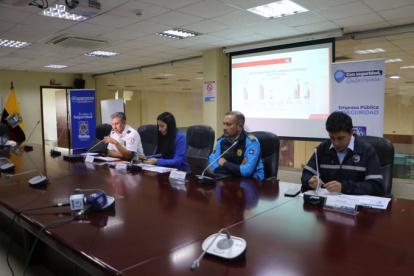 Reporte. Las autoridades presentaron ayer las cifras de incidentes.