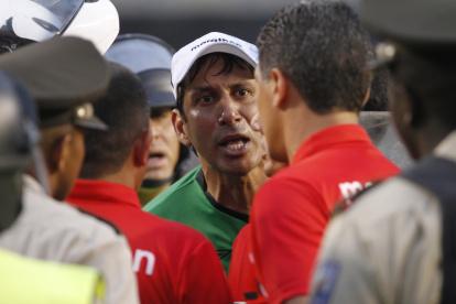 José Francisco Cevallos insultó al Alfredo Intriago en la final 2010