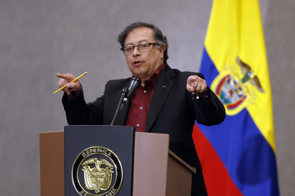El presidente de Colombia Gustavo Petro, en una fotografía de archivo.