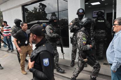 Así permanece la Unidad de Flagrancia.