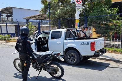 Este es el vehículo en el que se movilizaba Víctor Paucar.