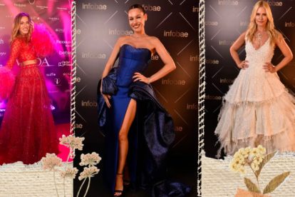 ........Carolina Ardohain y Valeria Mazza despampanantes con sus vetsidos de alta gala