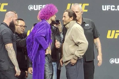 El estadounidense y el ecuatoriano disputarán el cinturón de peso Gallo de UFC.