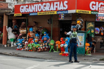 Dispositivo. Son alrededor de 100 agentes que se han desplegado para eventos navideños.