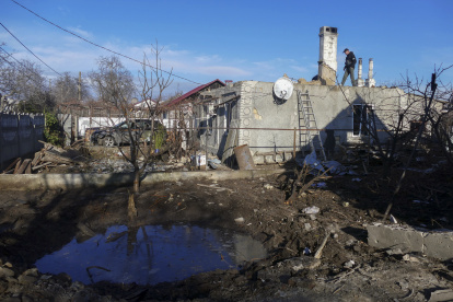 Rusia atacó la región del sur de Ucrania con drones y cohetes de choque.