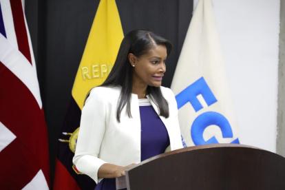 La fiscal general del Estado, Diana Salazar.