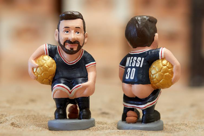 Messi de pesebre una de las figuras mas vendida para esta navidad 2023