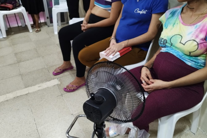 Las embarazadas indicaron que no habían recibido congtrol a pesar de los meses de gestación que tenían.