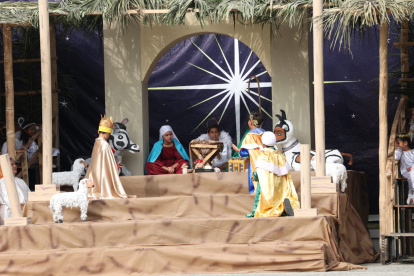 Los niños representaron a personajes bíblicos.