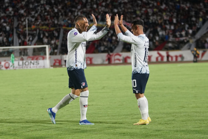 ACCION DEL ENCUENTRO POR LIGA PRO BET 593 - CUMBAYA VS LIGA DE QUITO - RF - Quito 25 de noviembre del 2023, René Fraga ( ag - expreso ag extra)