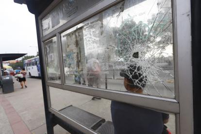 En el noroeste se observa el paradero en mal estado