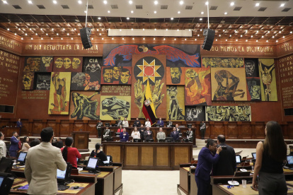 Asamblea. El 21 de diciembre de 2023, una mayoria de legisladores defendió a Jorge Glas, sentenciado por corrupción.