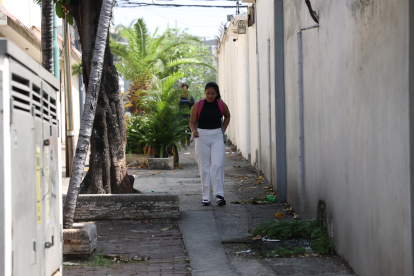 1. Efecto. Los callejones suelen pasar vacíos y durante las noches muchos están a oscuras. Las personas pasan a toda velocidad por ellos para evitar los asaltos.