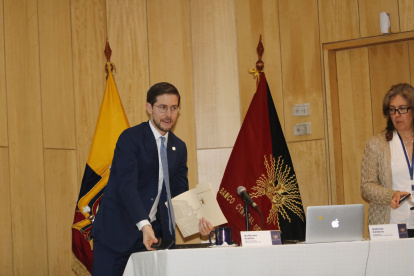 Autoridad.- Guillermo Avellán, gerente del Banco Central del Ecuador.