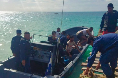 Hecho. Instante en el que se dio el rescate de la embarcación.