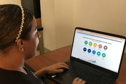 Plataforma. El SRI dispone de una plataforma digital para sacar el RUC en línea desde casa.