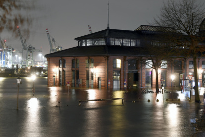 Inundaciones en Hamburgo el pasado 21 de diciembre de 2023.