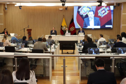 Sesión. El alcalde de Quito enfrenta una denuncia por participar en actos proselitistas impedidos por la ley.