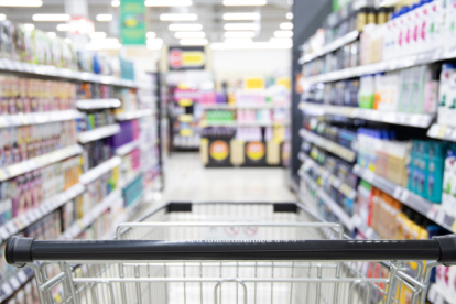 Foto referencial de un supermercado.