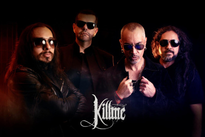 Alineación actual de Killme, banda de heavy doom de Quito.