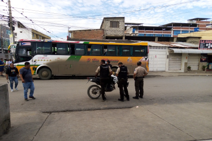 Esta es la unidad en la que se registró el asesinato, en Playas.