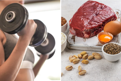 Crecimiento de masa muscular - La relación entre consumo de proteína y ejercicio de resistencia