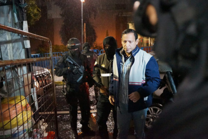 Arresto. Muñoz fue detenido en Samborondón y trasladado a la Cárcel N° 4 de Quito.