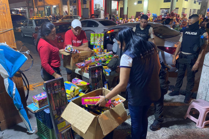 Requisa. La Policía Nacional realizó operativos en Guayaquil y Durán.