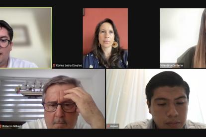 La sesión de la mesa de Desarrollo Económico fue virtual.