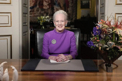 Margarita de Dinamarca en su discurso de fin de año.