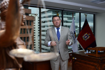 Autoridad. Iván Saquicela es el presidente de la Corte Nacional de Justicia elegido para tres años en el cargo.