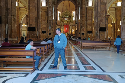 La seguridad en la catedral La Inmaculada se reforzó luego del incidente violento.