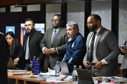 Diligencia. La audiencia oral comenzó a las 11:03 de ayer, pero hasta el cierre de esta edición continuaba.