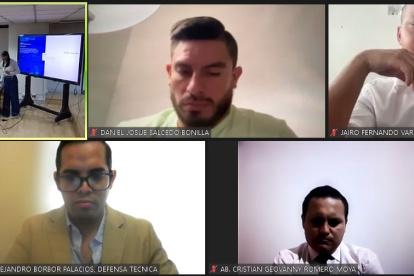 Audiencia. En la vinculación del 3 de enero de 2023, se presentó de forma telemática Daniel Salcedo.