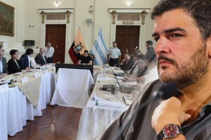 Precisó. Noboa señaló que Aquiles Álvarez no fue invitado porque las reuniones son reservadas.